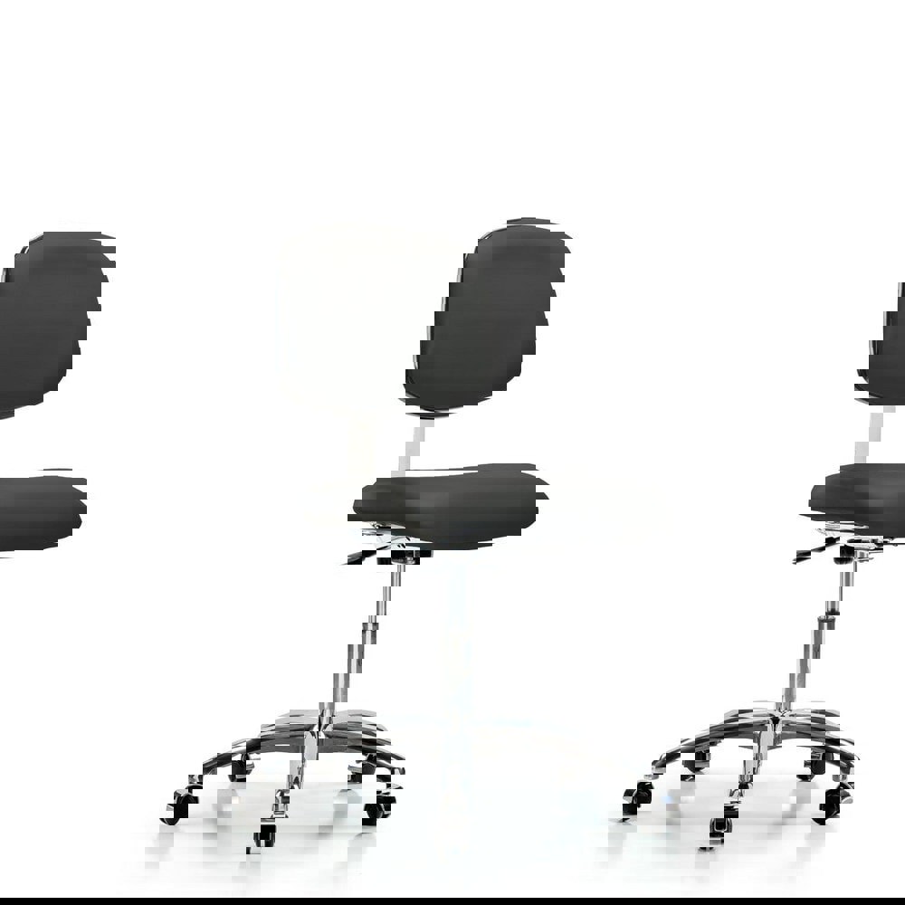 Task Chair: Vinyl, Charcoal